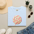 Lollipop Graphic T-Shirt — Pastel Swirl Candy Tee