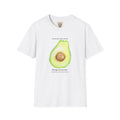 Avocado Graphic T-Shirt — “La vie est trop courte” French Vegan Tee