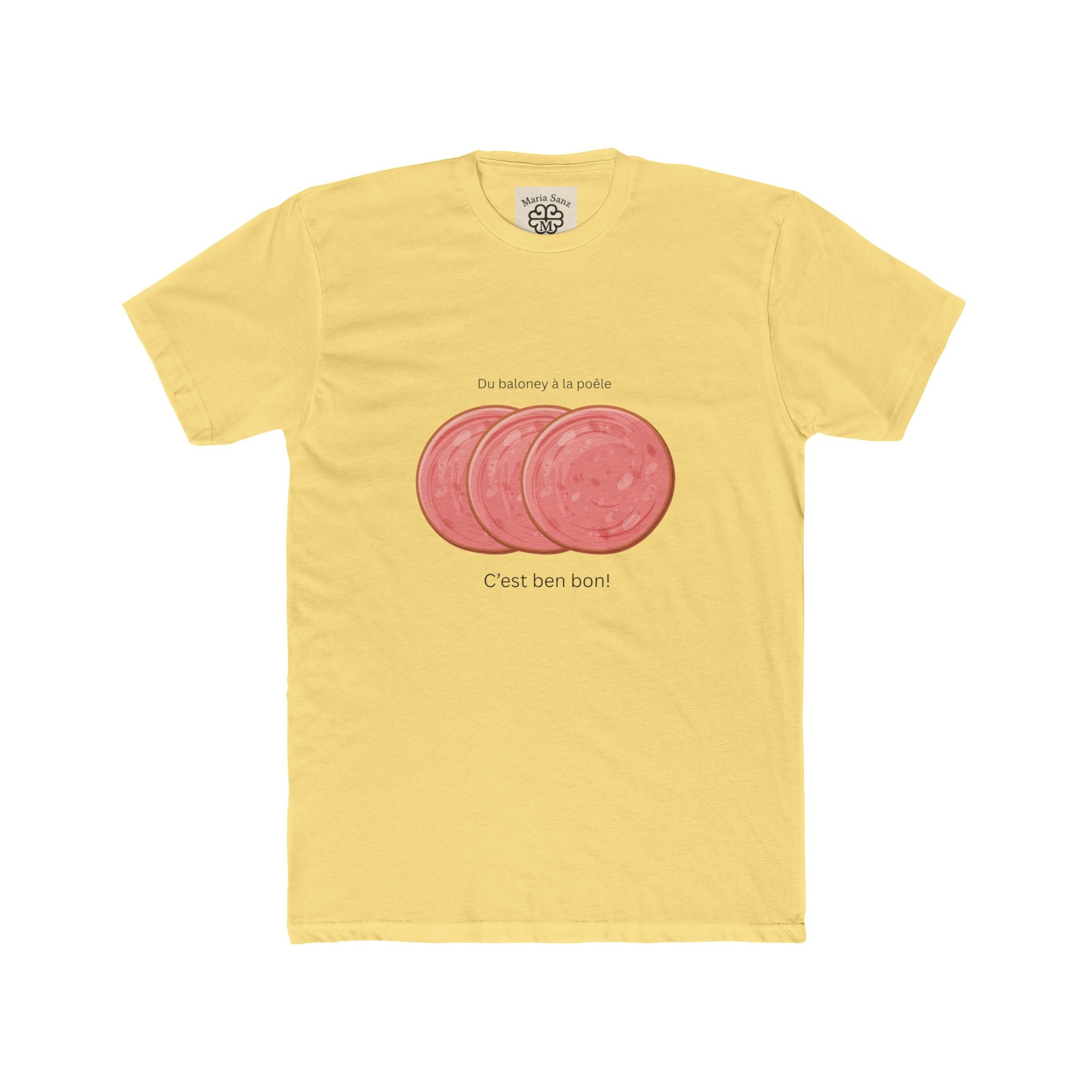 Salami Slice Tee - "C'est ben bon" Graphic Shirt