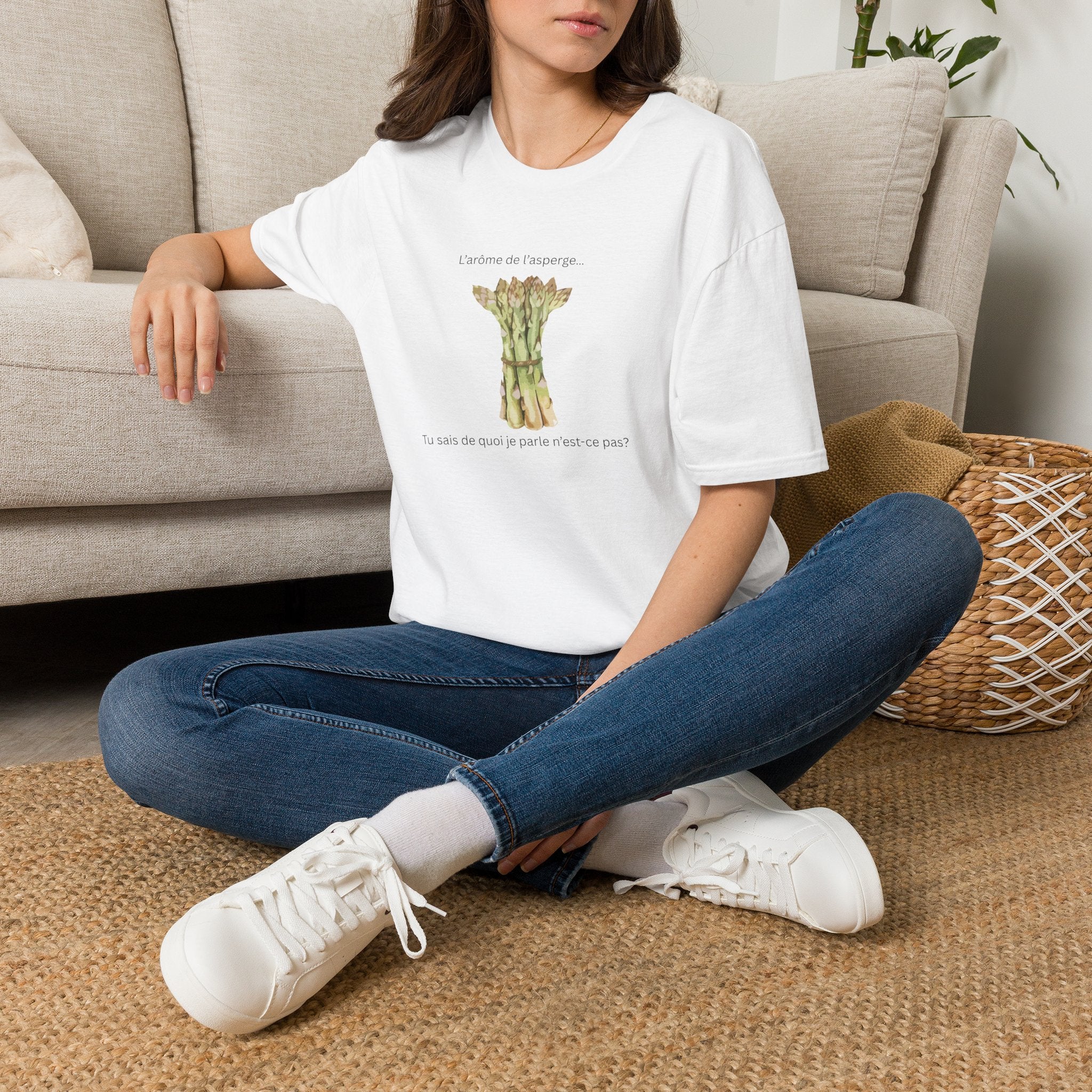 L'arôme de l'asperge-Asparagus Bouquet T-Shirt —Botanical Graphic Tee