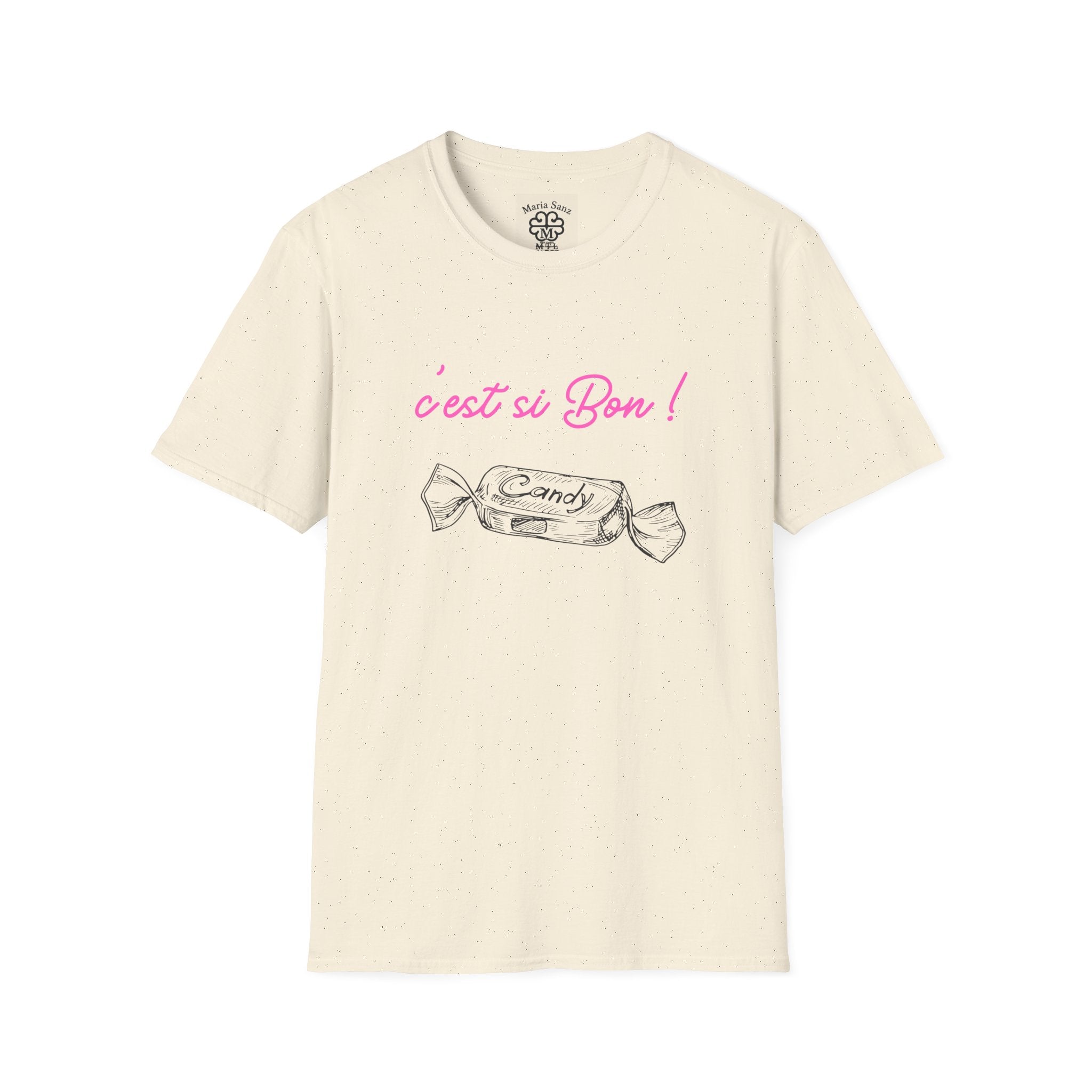 T-Shirt — "C'est si Bon!" Candy Sketch French Graphic Tee