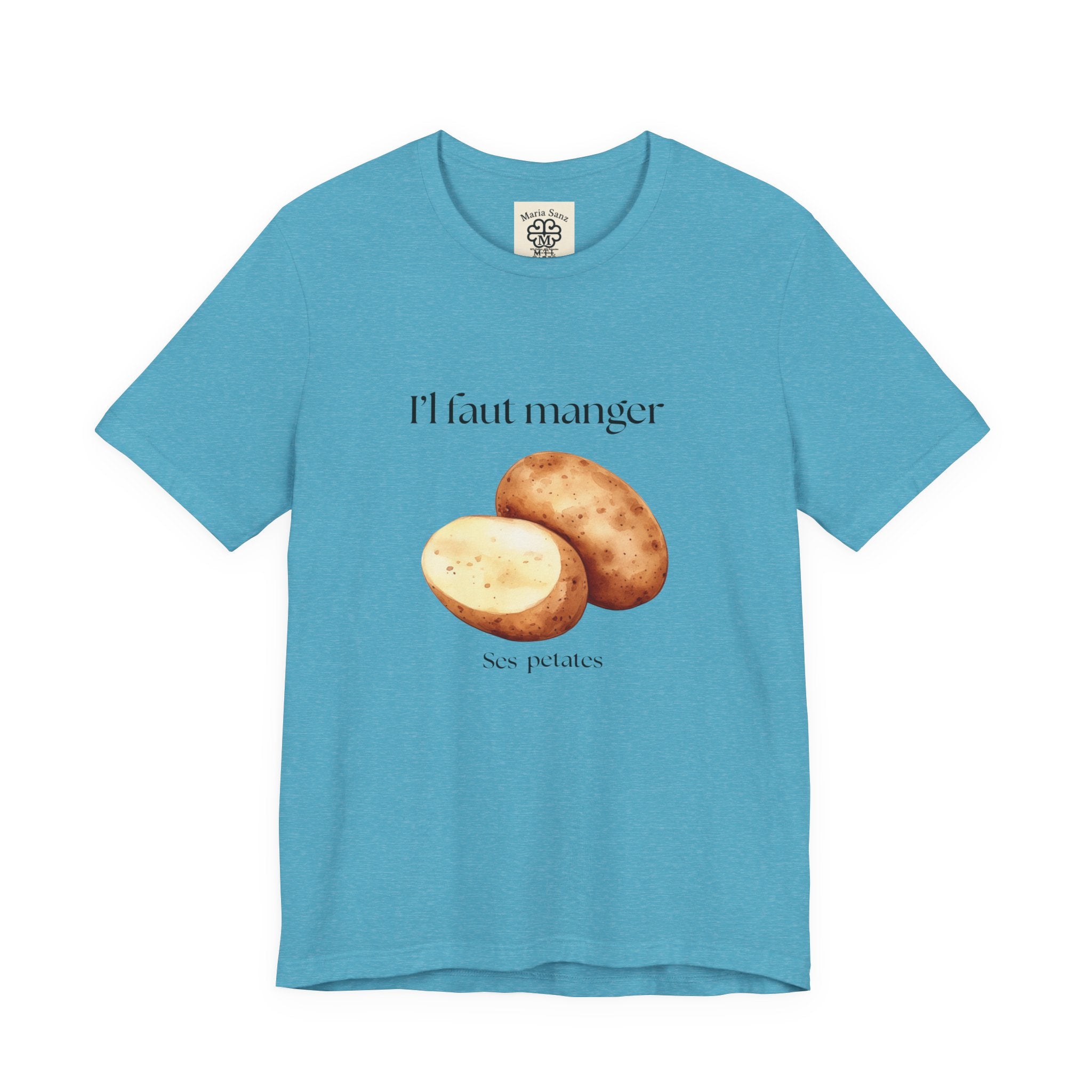 T‑Shirt — "Il faut manger ses petates" Potato Graphic Tee
