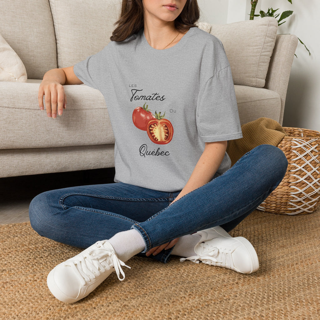 Les Tomates Du Québec Vintage Tomato Graphic Tee