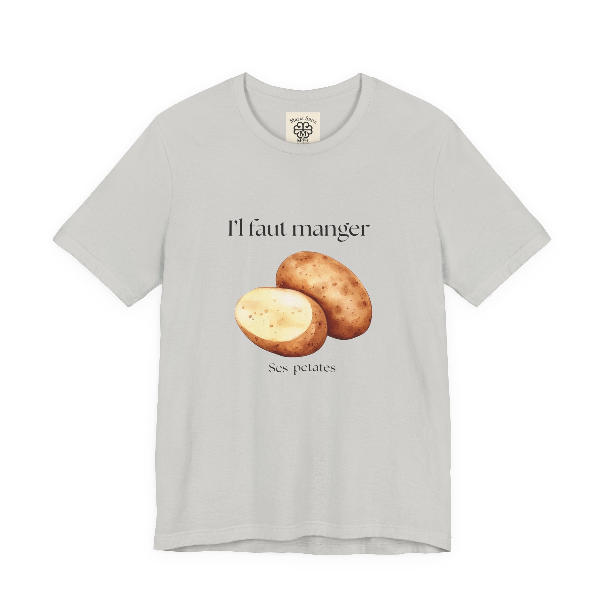 T‑Shirt — "Il faut manger ses petates" Potato Graphic Tee