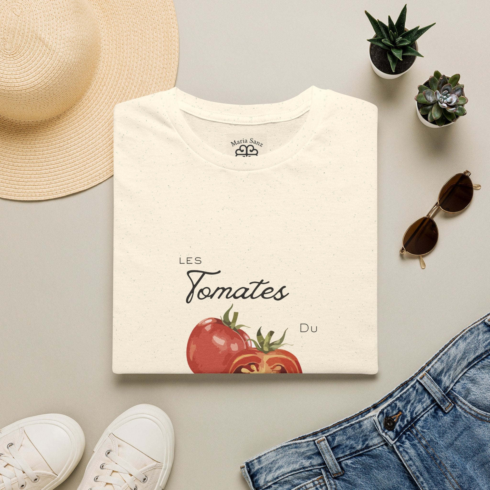 Les Tomates Du Québec Vintage Tomato Graphic Tee