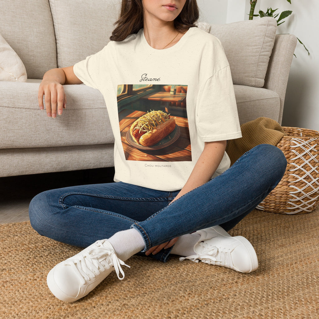 T-Shirt — "Steame" Nostalgic Diner Hot Dog Graphic Tee