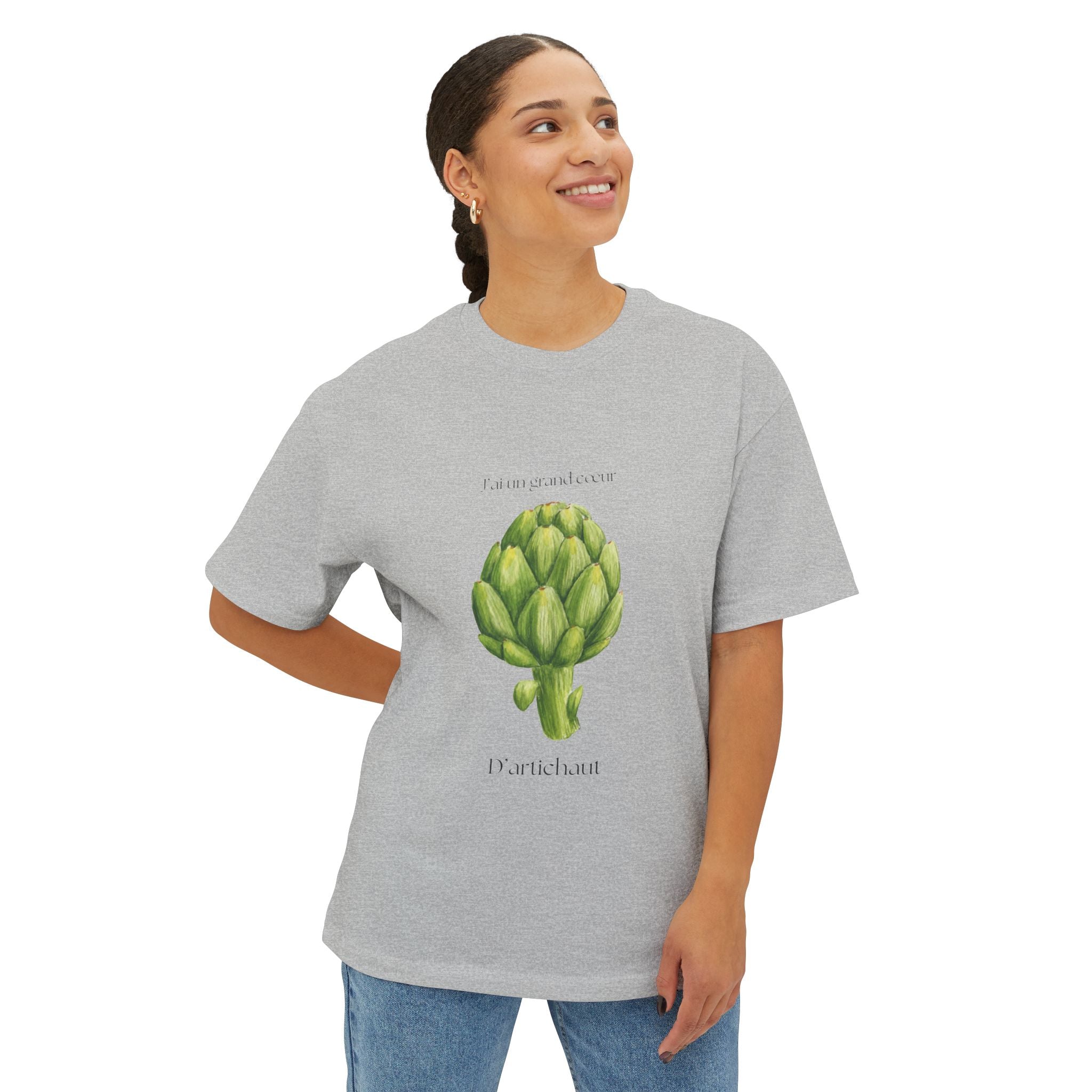 Artichoke Heart T-Shirt — Botanical Heart Graphic Tee