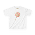 Lollipop-Kids T-Shirt — Pastel Swirl Lollipop Graphic