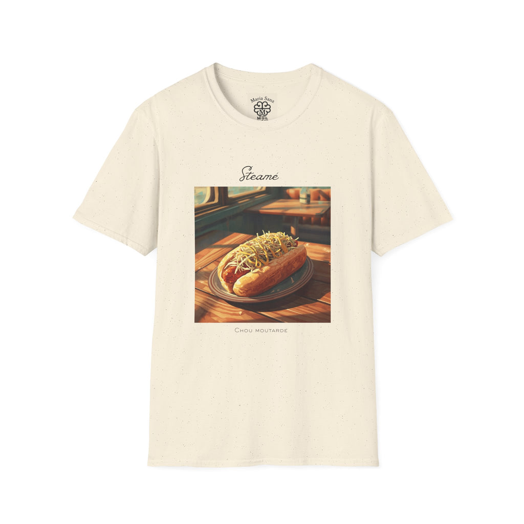 T-Shirt — "Steame" Nostalgic Diner Hot Dog Graphic Tee