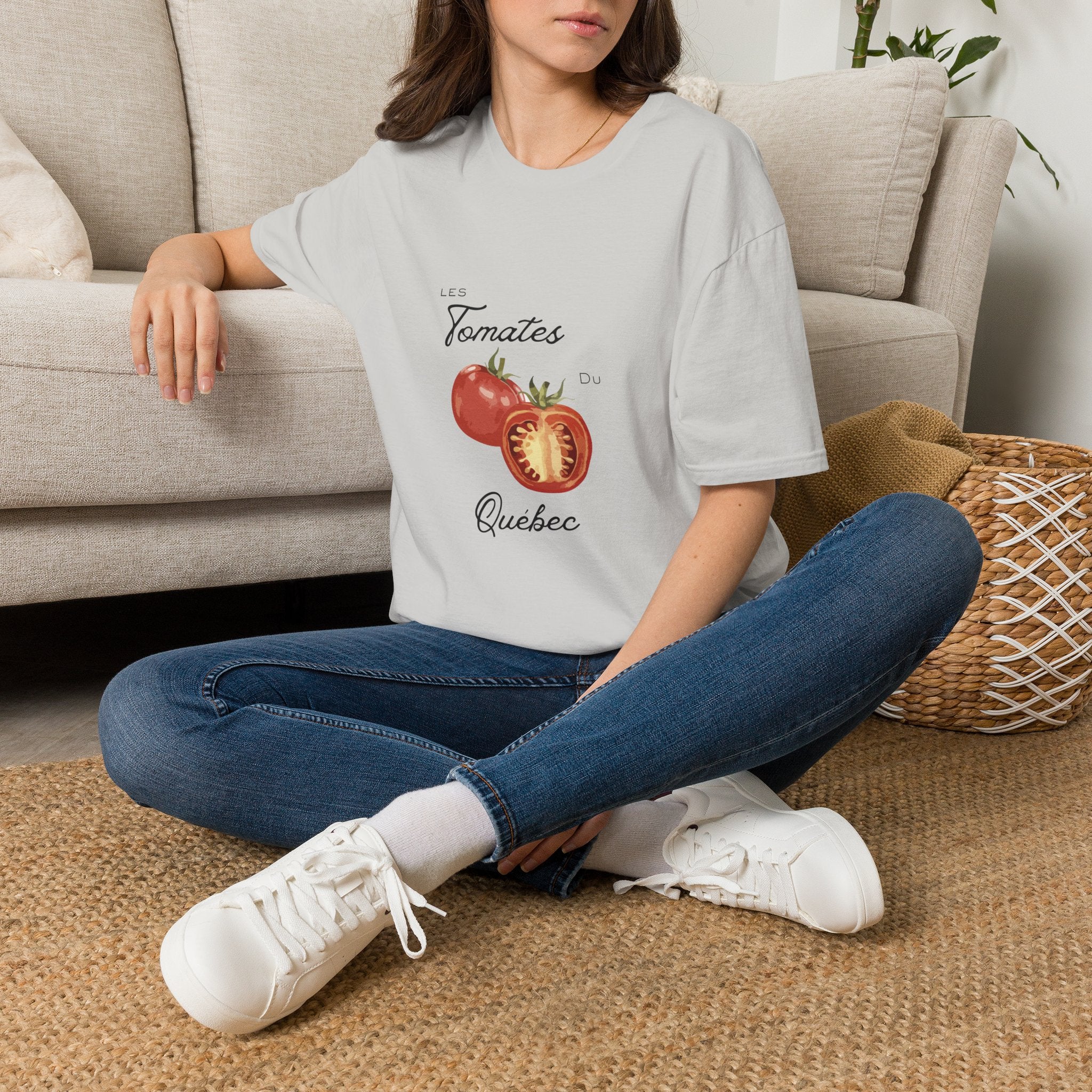 Les Tomates Du Québec Vintage Tomato Graphic Tee