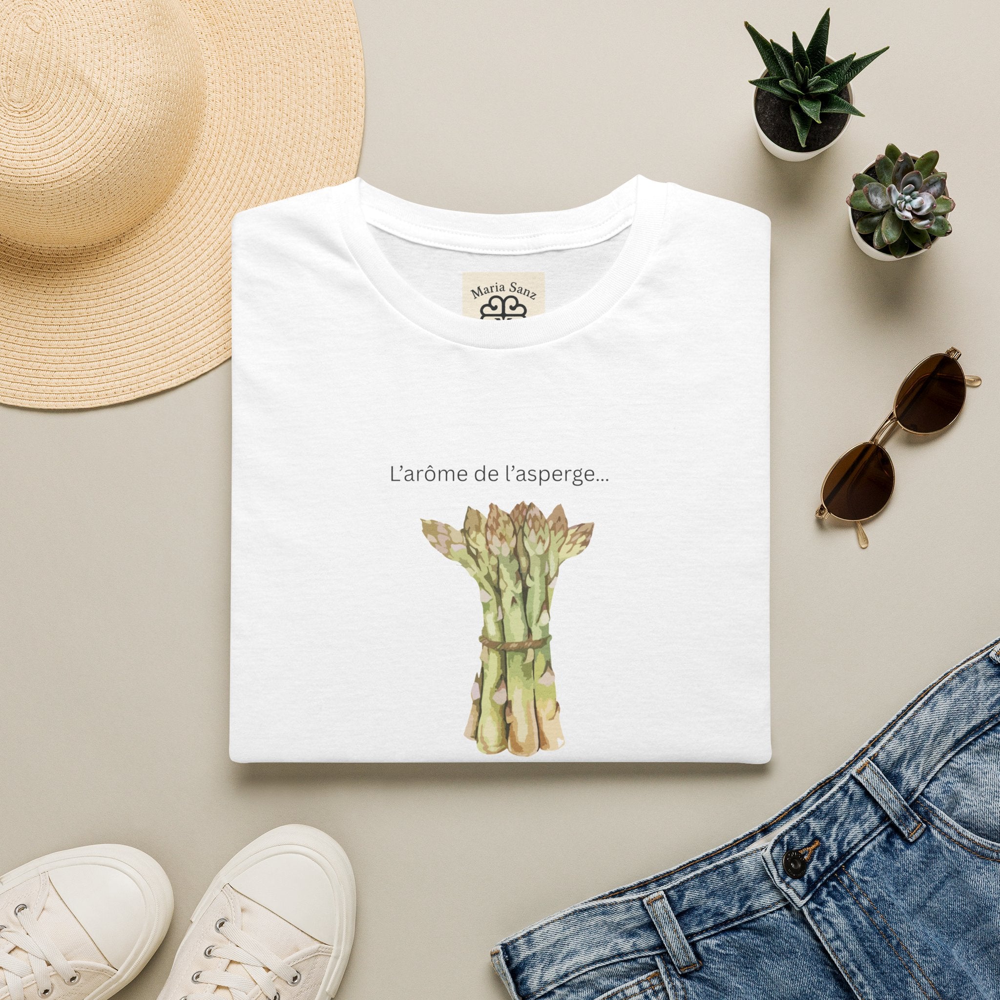 L'arôme de l'asperge-Asparagus Bouquet T-Shirt —Botanical Graphic Tee
