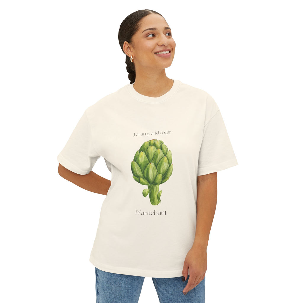 Artichoke Heart T-Shirt — Botanical Heart Graphic Tee