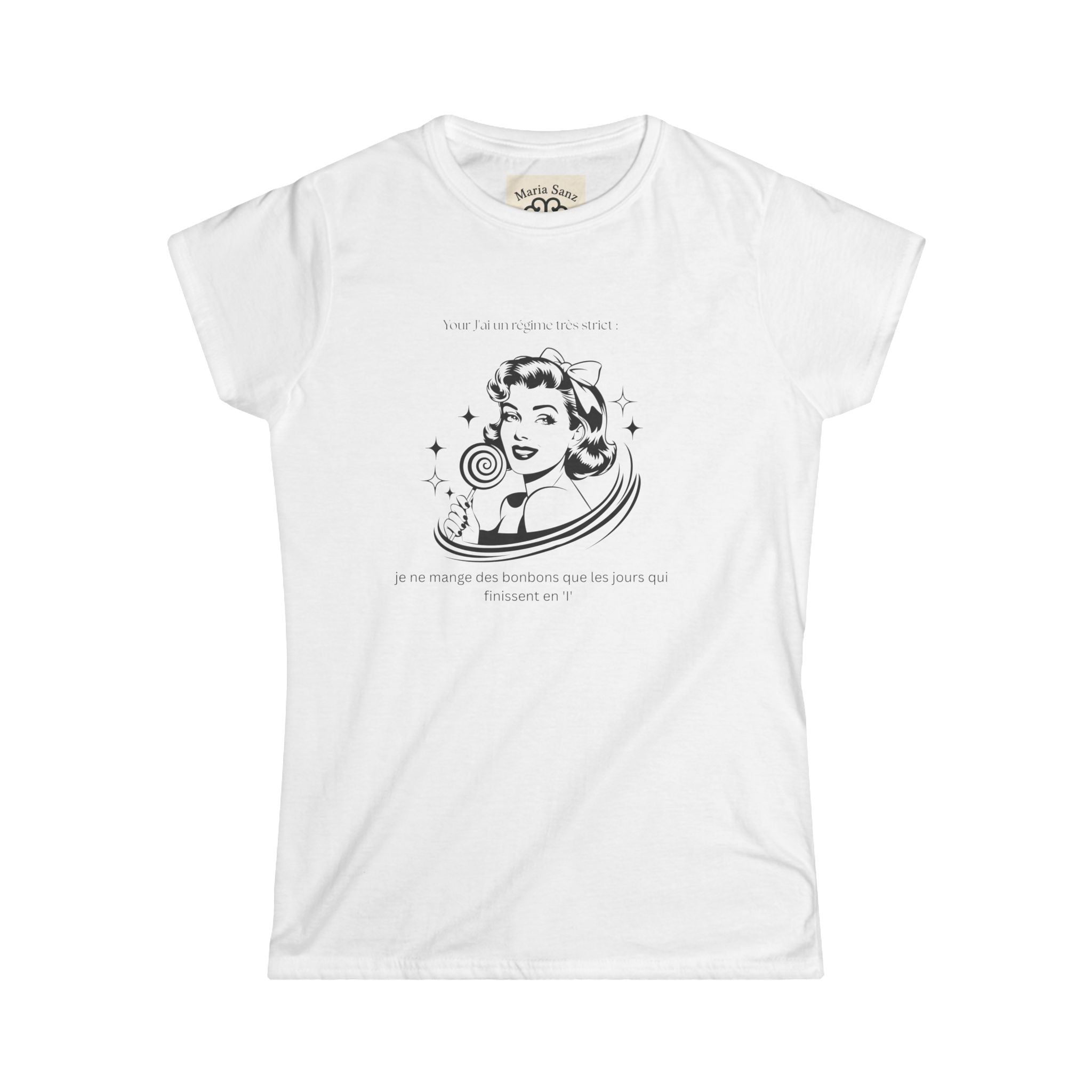 Retro Cosmic Femme Tee — "If No One Sees It, It Didn’t Happen"