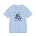 Blueberry Watercolor Tee — "Les Bluets Du lac St. Jean" Graphic T-Shirt